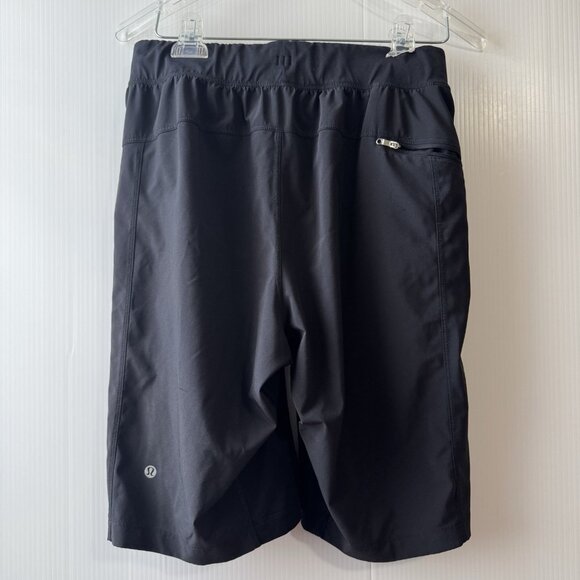 Lululemon T.H.E. Short Linerless 11” Mens Sz Small Black Flaws - Picture 2 of 16